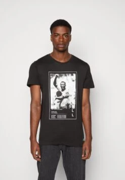 Jack & Jones Jcolegends Tee Crew Neck- T-Shirt Print - Black