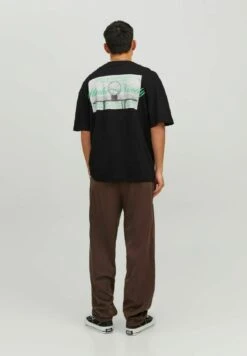 Jack & Jones Fotoprint - T-Shirt Print - Black