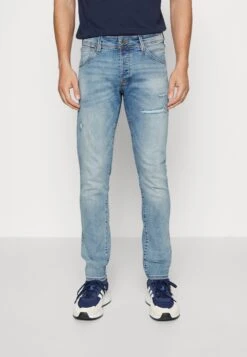 Jack & Jones Jjiglenn FoxNoos - Slim Fit Jeans - Blue Denim