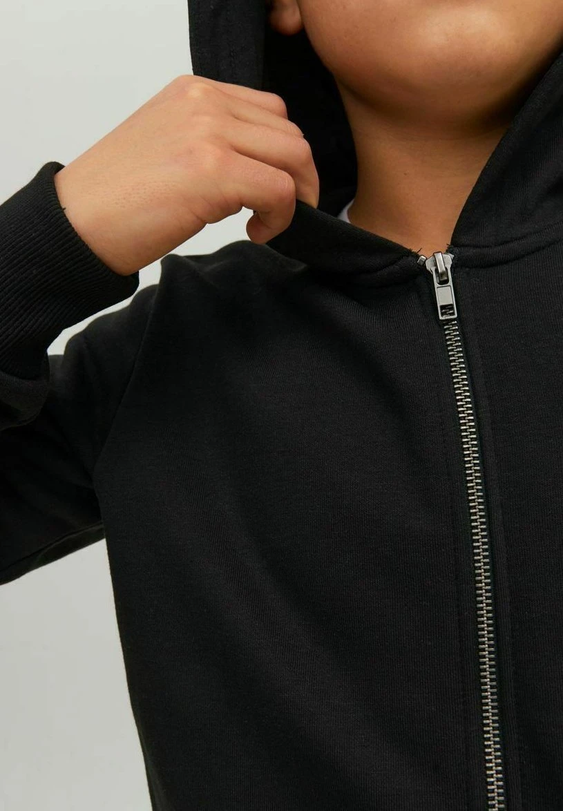 Jack & Jones Junior Mit Reissverschluss Logo - Sweater Met Rits - Black 7 Jack & Jones Junior Mit Reissverschluss Logo - Sweater Met Rits - Black - Afbeelding 5