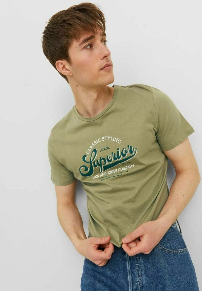 JACK&JONES Premium Klassisches - T-Shirt Print - Boa 6 JACK&JONES Premium Klassisches - T-Shirt Print - Boa - Afbeelding 4