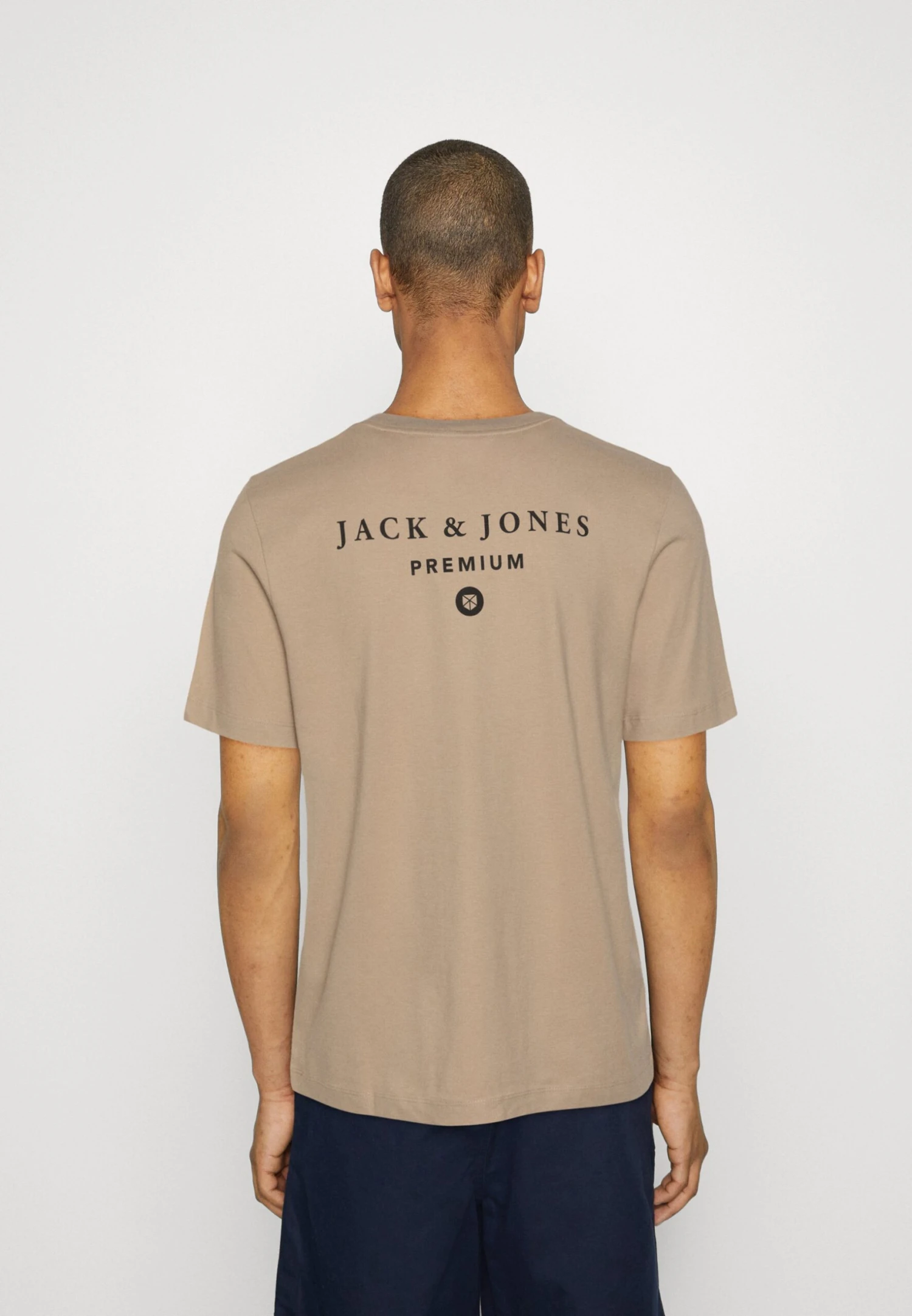 JACK&JONES Premium Jprccmason Back Print Tee Crew Neck Unisex - T-Shirt Print - White Pepper 5 JACK&JONES Premium Jprccmason Back Print Tee Crew Neck Unisex - T-Shirt Print - White Pepper - Afbeelding 3