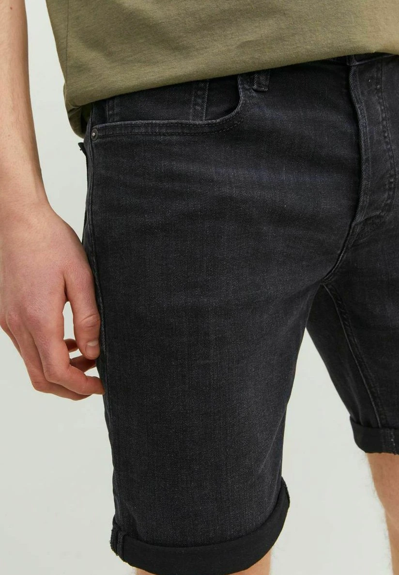 Jack & Jones Rick Original Am 809 - Jeansshort - Black Denim 7 Jack & Jones Rick Original Am 809 - Jeansshort - Black Denim - Afbeelding 5