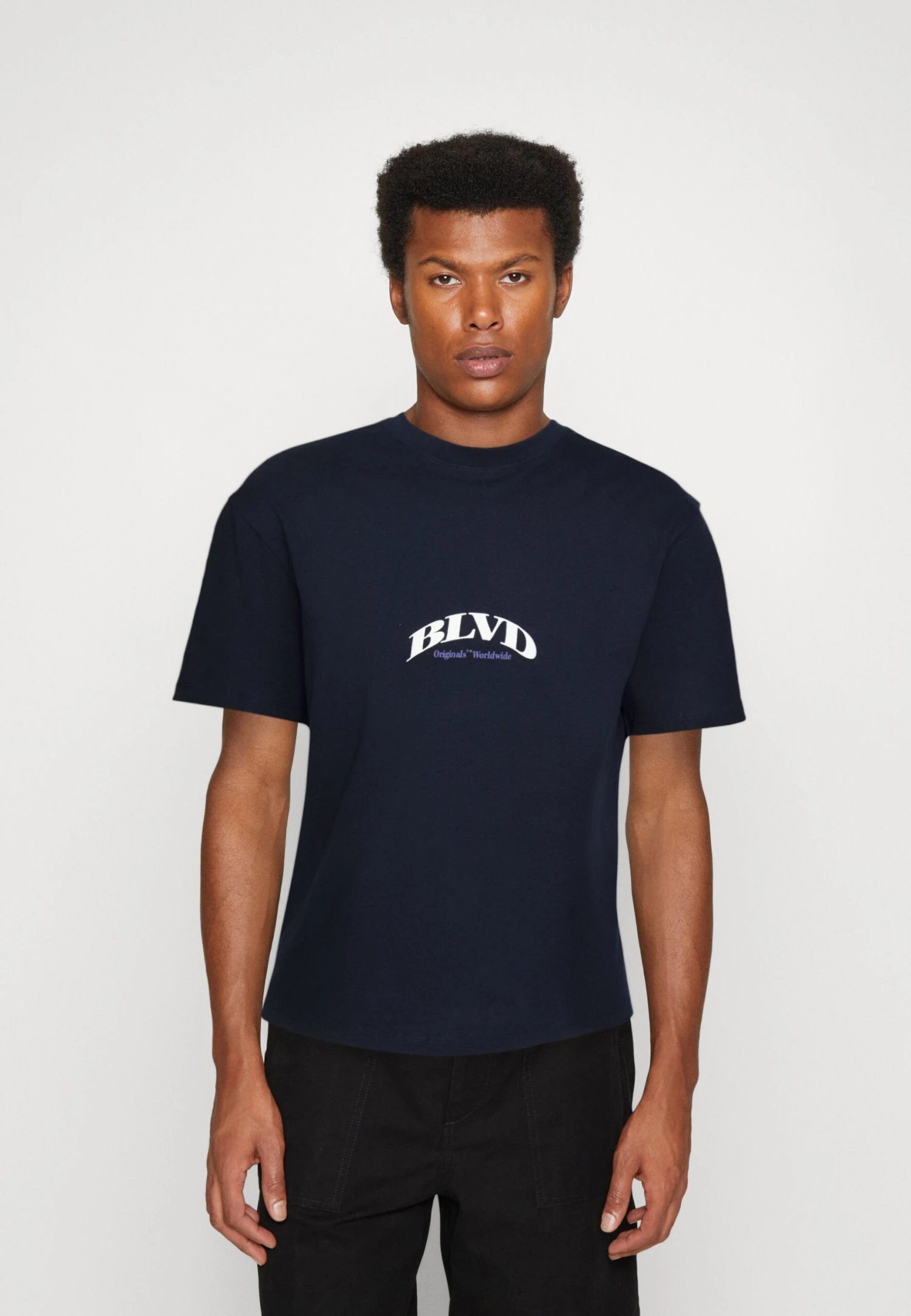 Jack & Jones Jordalston Graphic Tee Crew Neck - T-Shirt Print - Navy Blazer 5 Jack & Jones Jordalston Graphic Tee Crew Neck - T-Shirt Print - Navy Blazer - Afbeelding 3