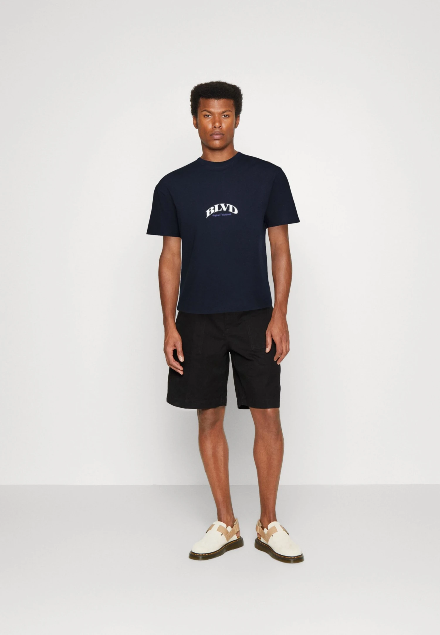 Jack & Jones Jordalston Graphic Tee Crew Neck - T-Shirt Print - Navy Blazer 4 Jack & Jones Jordalston Graphic Tee Crew Neck - T-Shirt Print - Navy Blazer - Afbeelding 2
