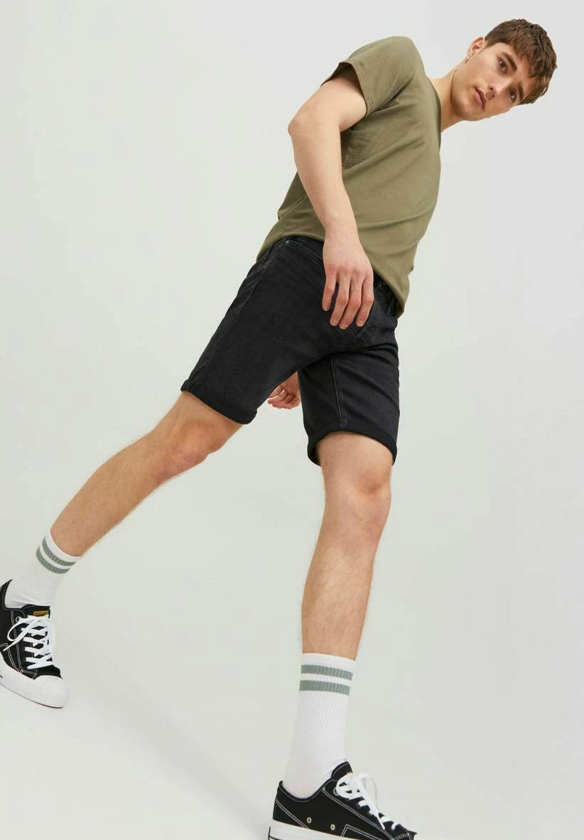 Jack & Jones Rick Original Am 809 - Jeansshort - Black Denim 8 Jack & Jones Rick Original Am 809 - Jeansshort - Black Denim - Afbeelding 6