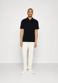 JACK&JONES Premium Jprblascott Zip 2 Pack - Poloshirt - Bright White/Navy