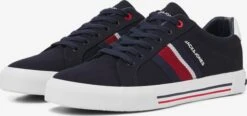 Jack & Jones Casual Sneakers Sneakers Laag Gordon Heren Marine / Navy -Jack & Jones Winkel f1110aba419466c954536a15dfedb066