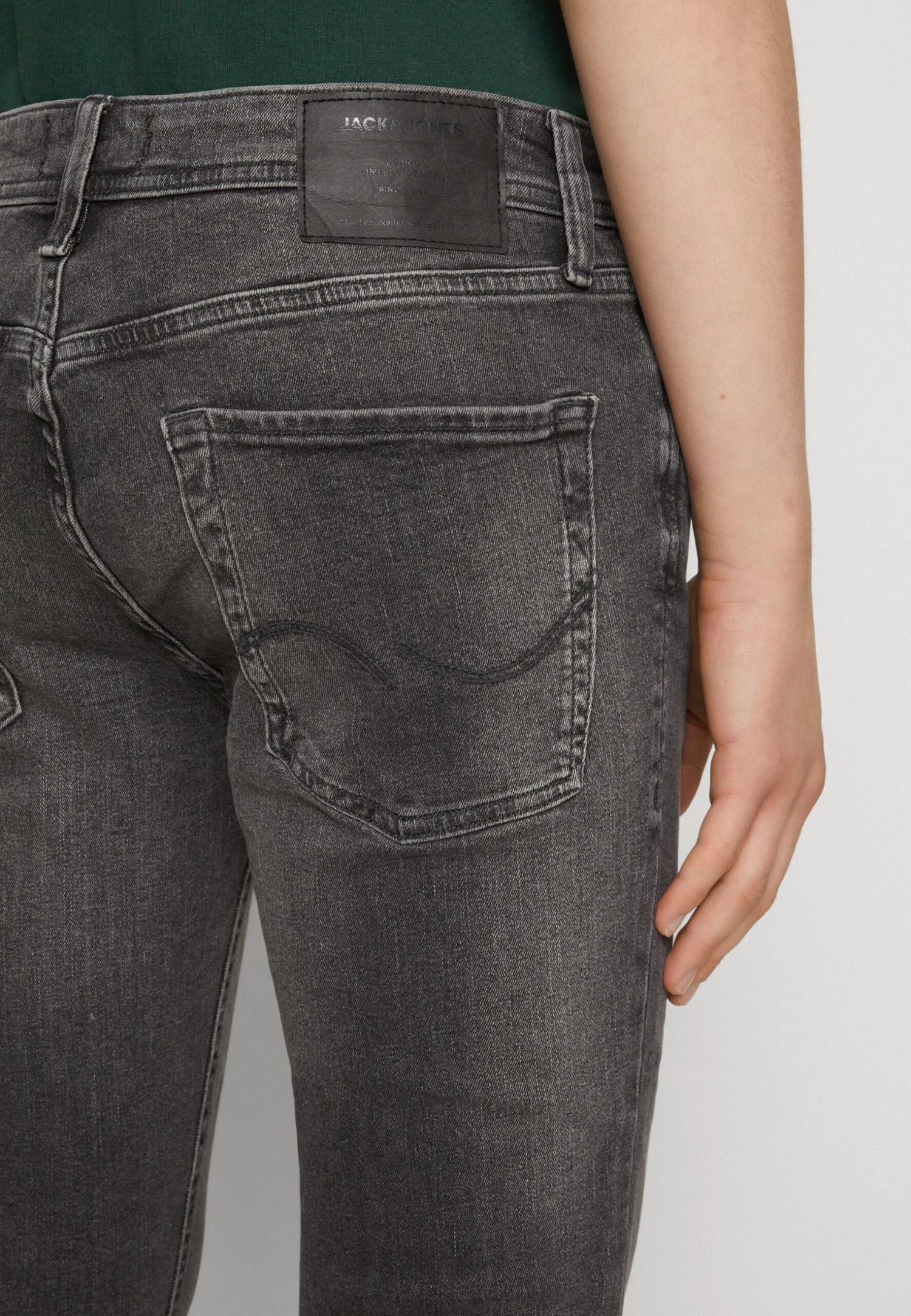 Jack & Jones Jjitom Jjoriginal - Jeans Skinny Fit - Black Denim 6 Jack & Jones Jjitom Jjoriginal - Jeans Skinny Fit - Black Denim - Afbeelding 4