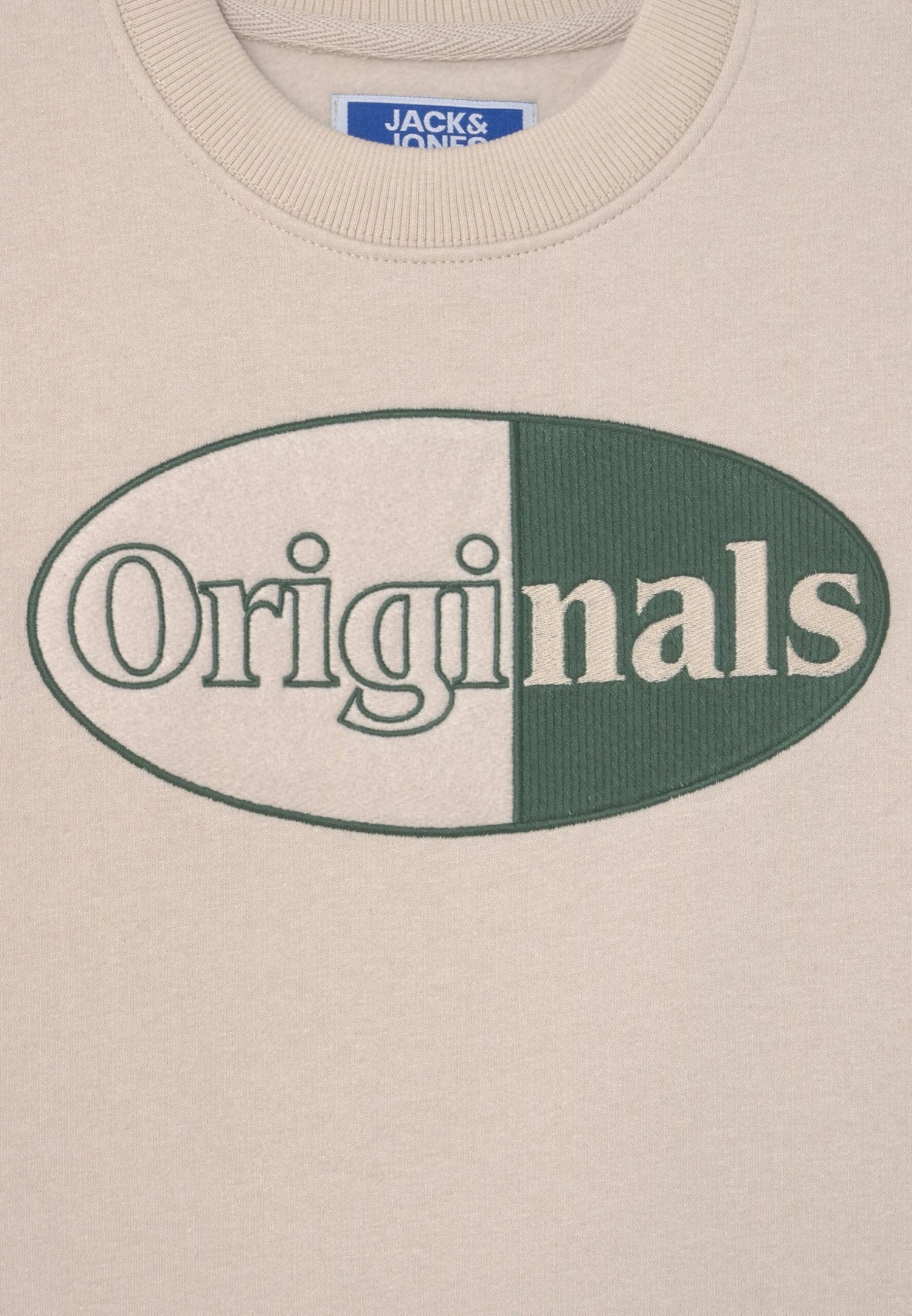 Jack & Jones Junior Jorriverside Crew Neck Jnr - Sweater - Moonbeam 5 Jack & Jones Junior Jorriverside Crew Neck Jnr - Sweater - Moonbeam - Afbeelding 3