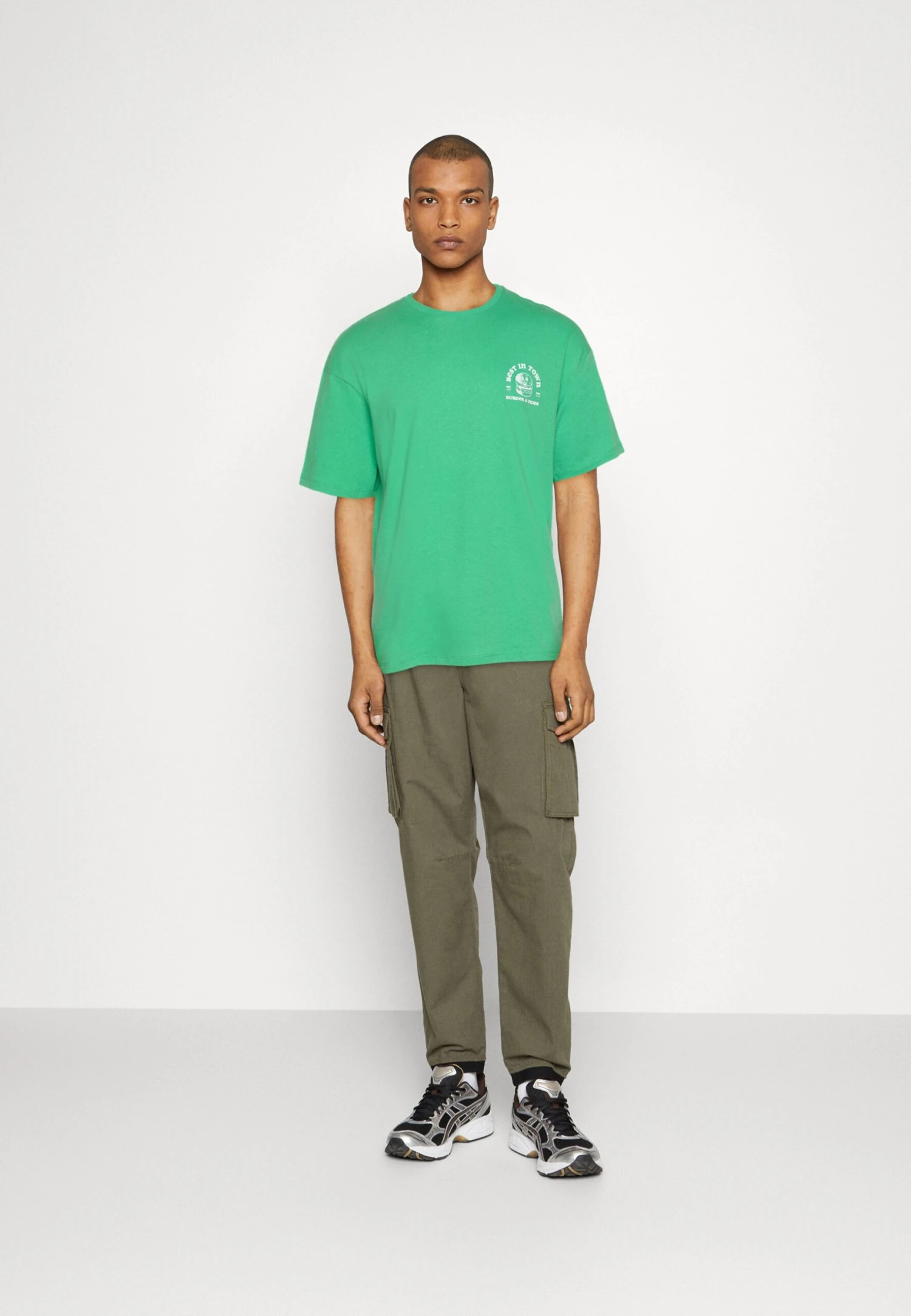 Jack & Jones Jorburger Ss- T-Shirt Print - Island Green 4 Jack & Jones Jorburger Ss- T-Shirt Print - Island Green - Afbeelding 2