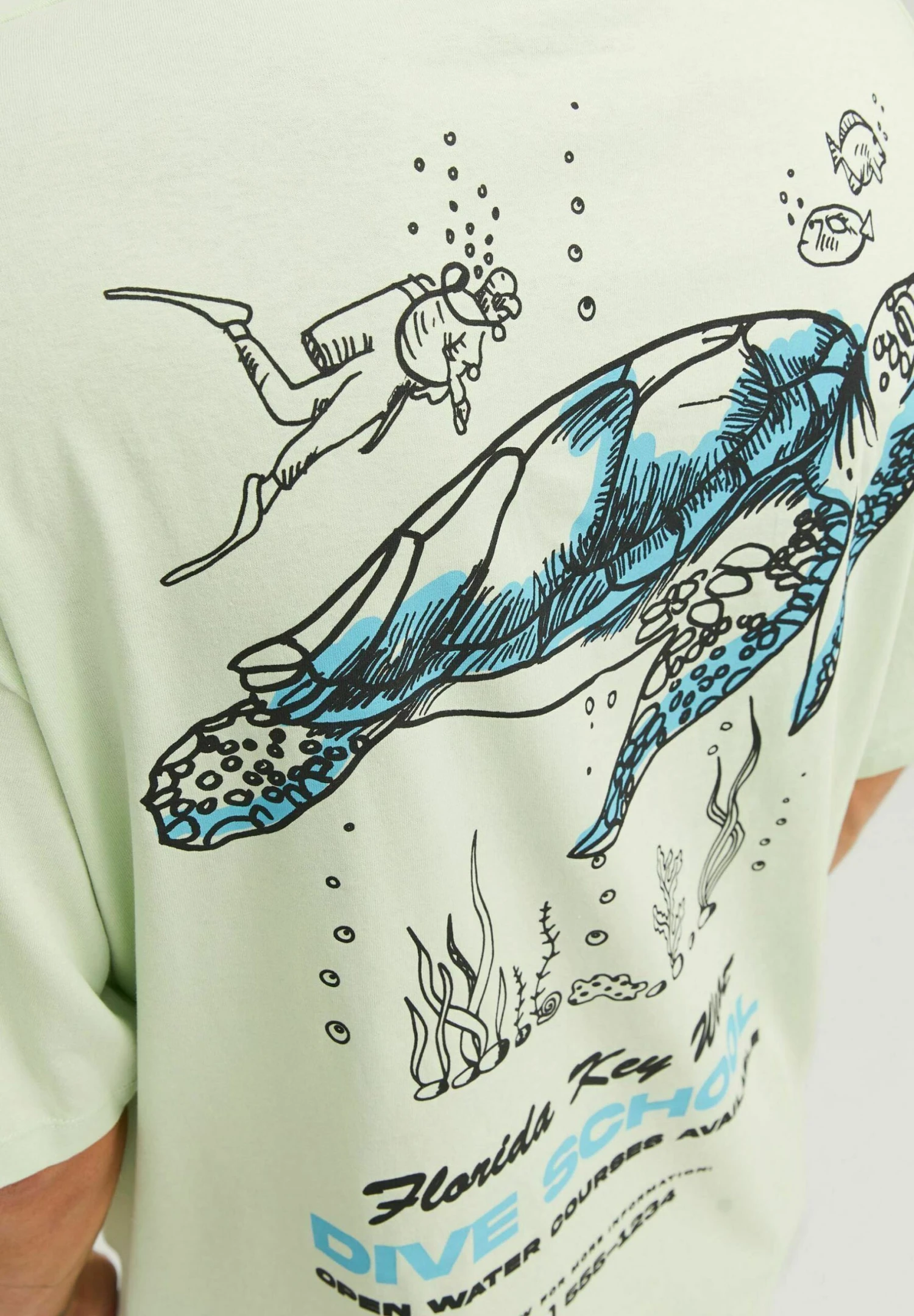 Jack & Jones Jorgather Ss Crew Neck Ft Ex - T-Shirt Print - Celadon 6 Jack & Jones Jorgather Ss Crew Neck Ft Ex - T-Shirt Print - Celadon - Afbeelding 4