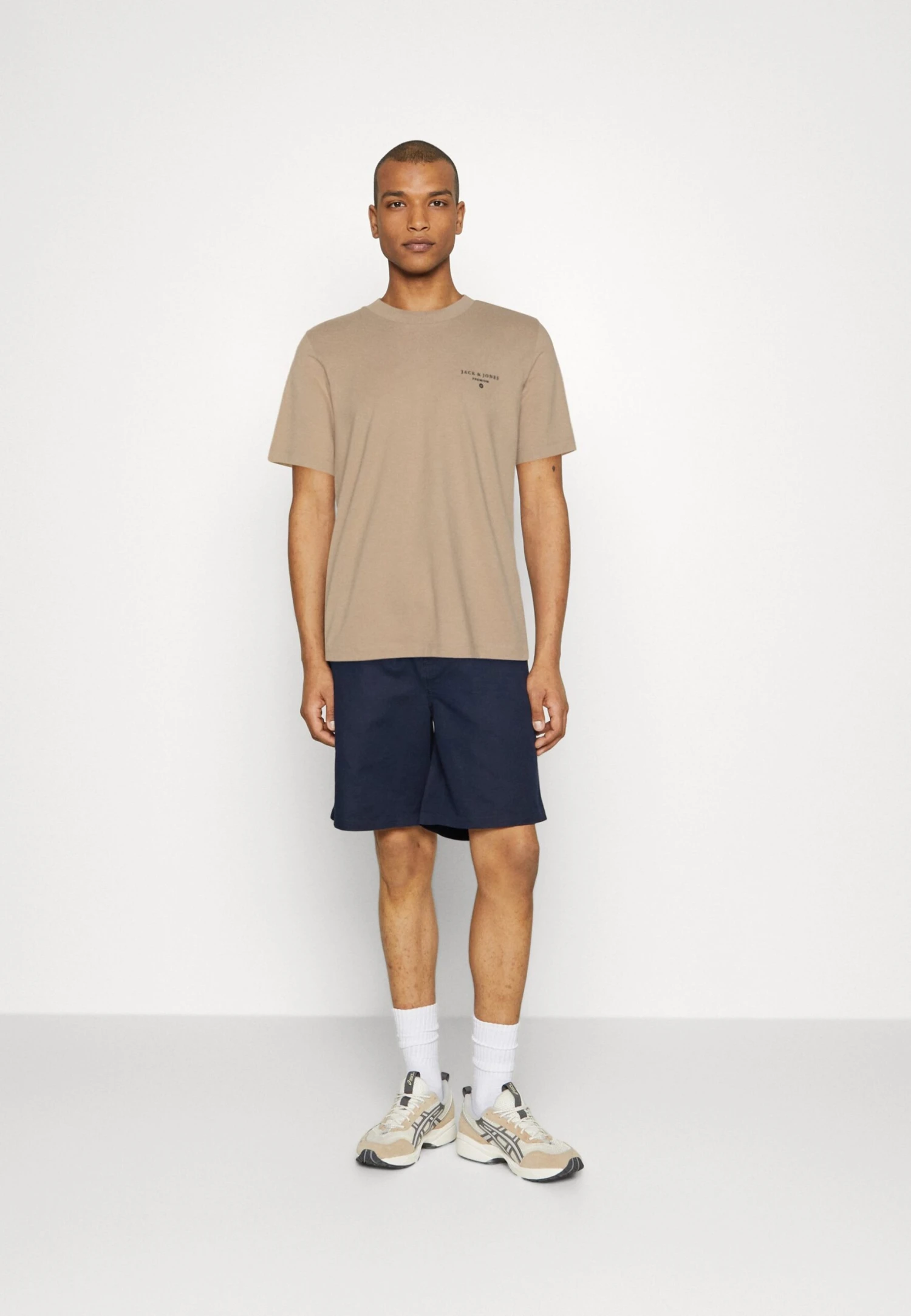 JACK&JONES Premium Jprccmason Back Print Tee Crew Neck Unisex - T-Shirt Print - White Pepper 4 JACK&JONES Premium Jprccmason Back Print Tee Crew Neck Unisex - T-Shirt Print - White Pepper - Afbeelding 2