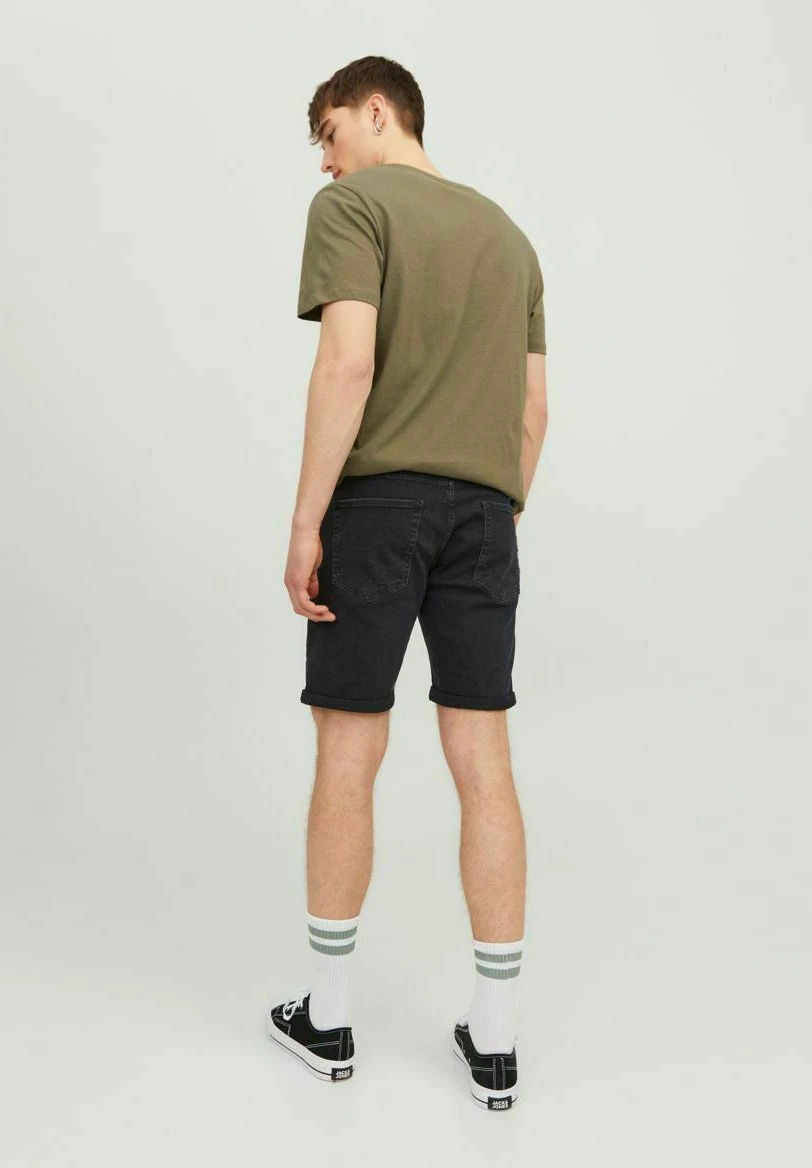 Jack & Jones Rick Original Am 809 - Jeansshort - Black Denim 5 Jack & Jones Rick Original Am 809 - Jeansshort - Black Denim - Afbeelding 3