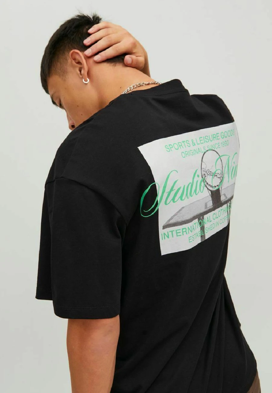 Jack & Jones Fotoprint - T-Shirt Print - Black 8 Jack & Jones Fotoprint - T-Shirt Print - Black - Afbeelding 6