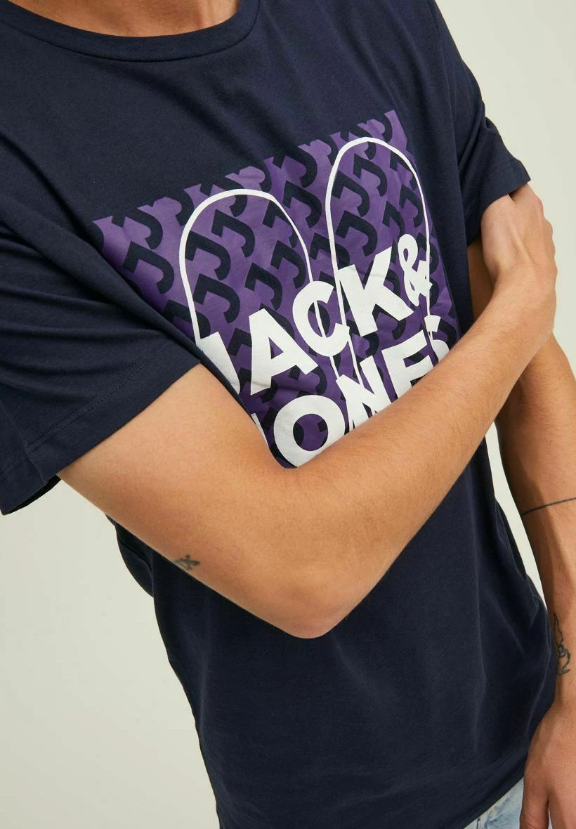 Jack & Jones Crew Neck - T-Shirt Print - Sky Captain 6 Jack & Jones Crew Neck - T-Shirt Print - Sky Captain - Afbeelding 4