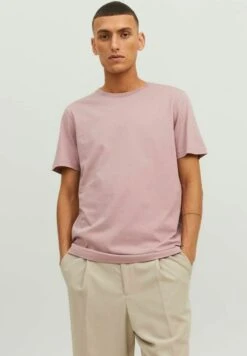 Jack & Jones Jjeorganic Basic Ss O-Neck Noos - T-Shirt Basic - Deauville Mauve