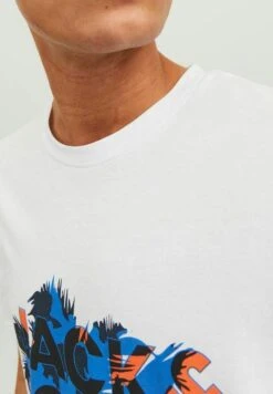 Jack & Jones Jcomarina Tee Crew Neck - T-Shirt Print - White -Jack & Jones Winkel ff3b5390cb464fc28ce809804f1c116b