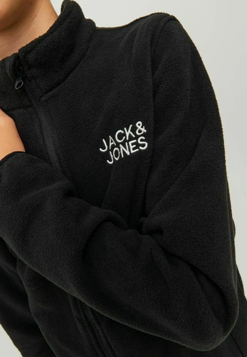 Jack & Jones Junior Fleecejas - Black 5 Jack & Jones Junior Fleecejas - Black - Afbeelding 3