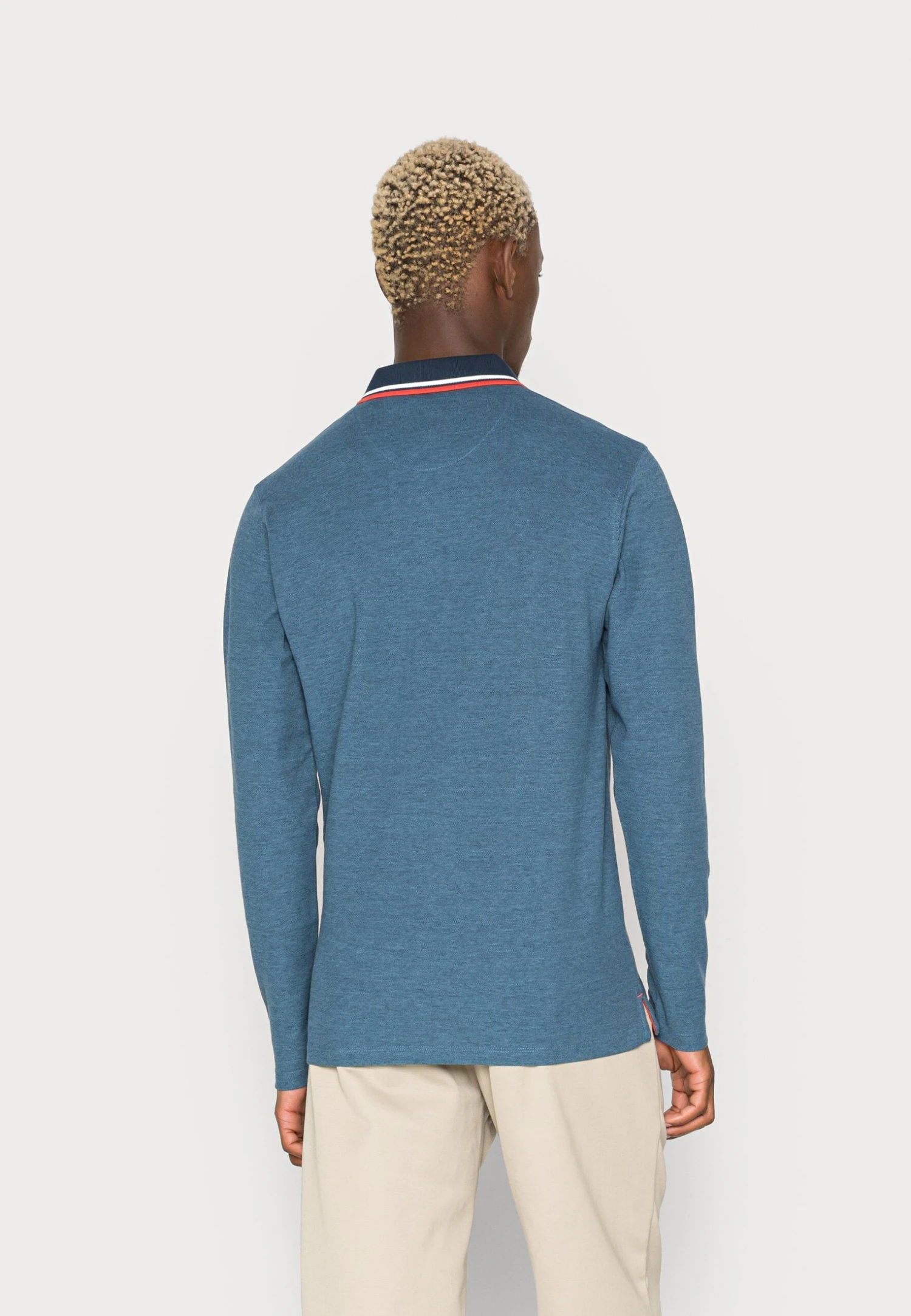 Jack & Jones Jjepaulos- Poloshirt - Denim Blue 5 Jack & Jones Jjepaulos- Poloshirt - Denim Blue - Afbeelding 3